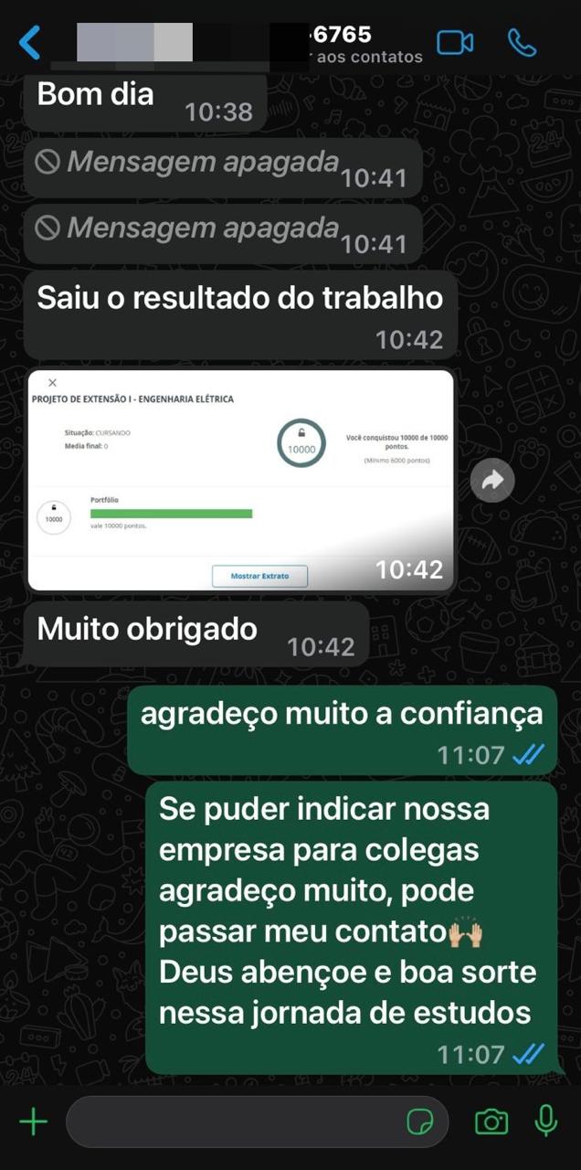 Depoimento de aluno atendido pela Conclusor 19