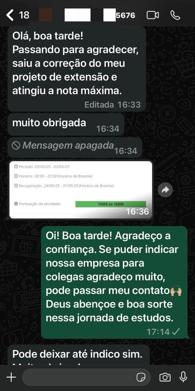 Depoimento de aluno atendido pela Conclusor 11