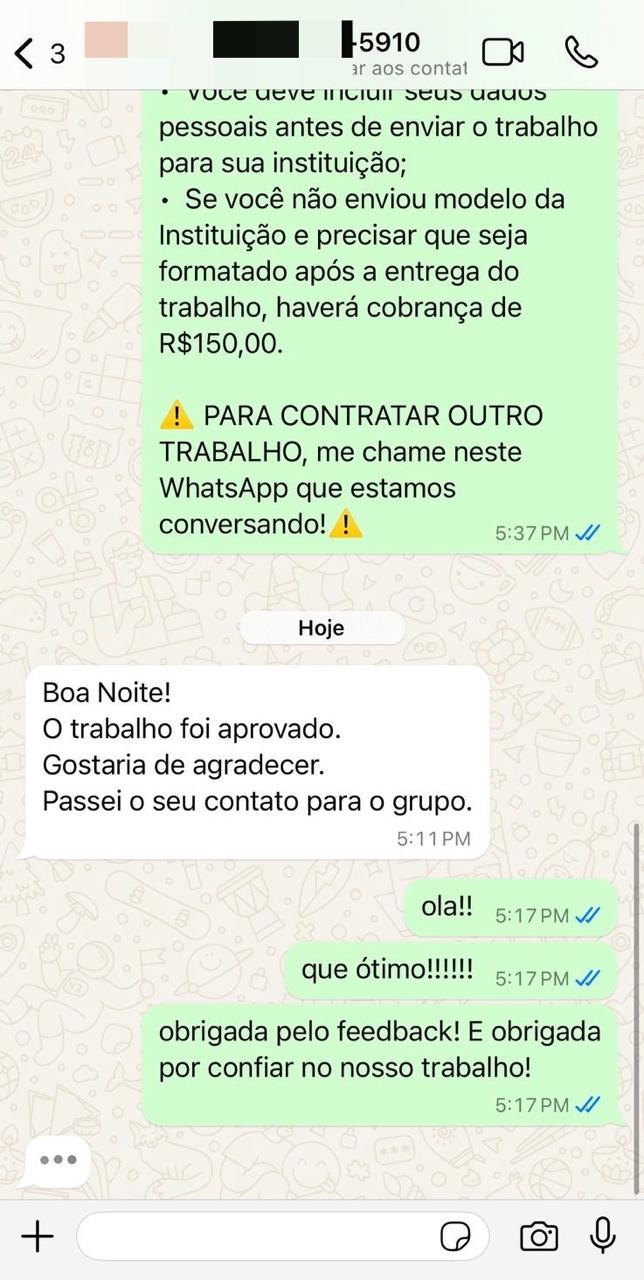 Depoimento de aluno atendido pela Conclusor 8