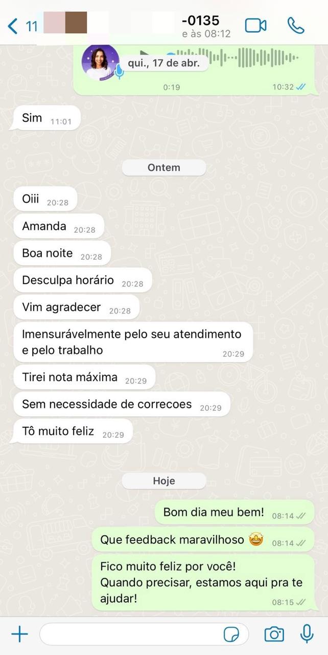 Depoimento de aluno atendido pela Conclusor 10