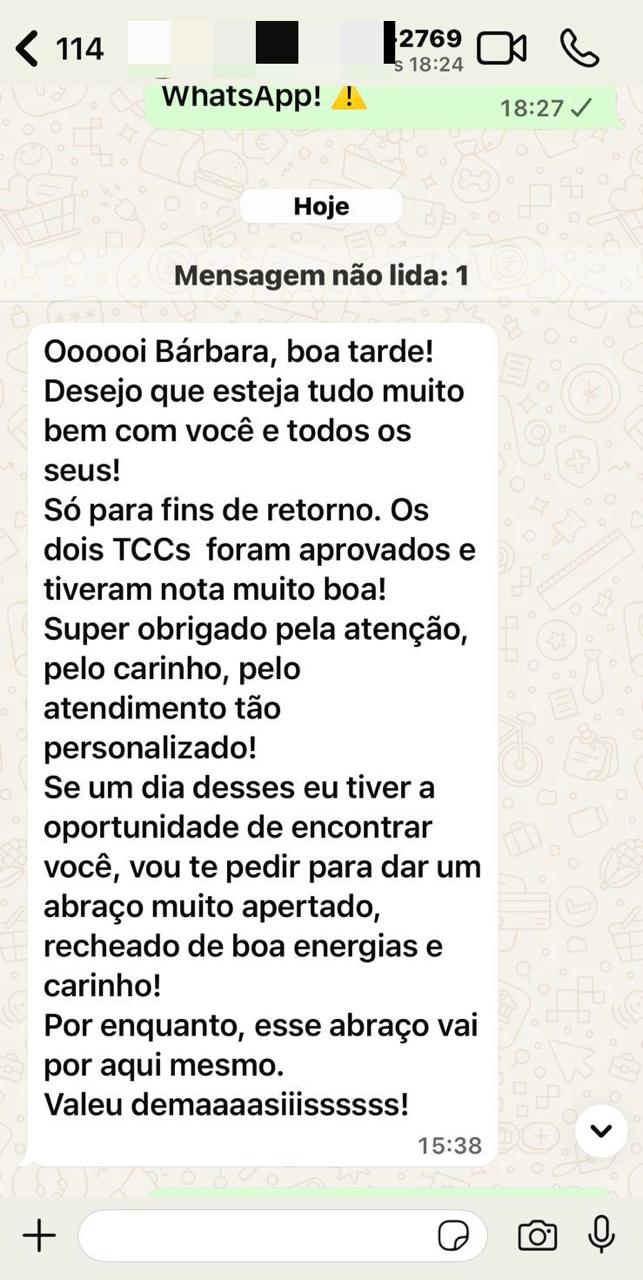 Depoimento de aluno atendido pela Conclusor 12