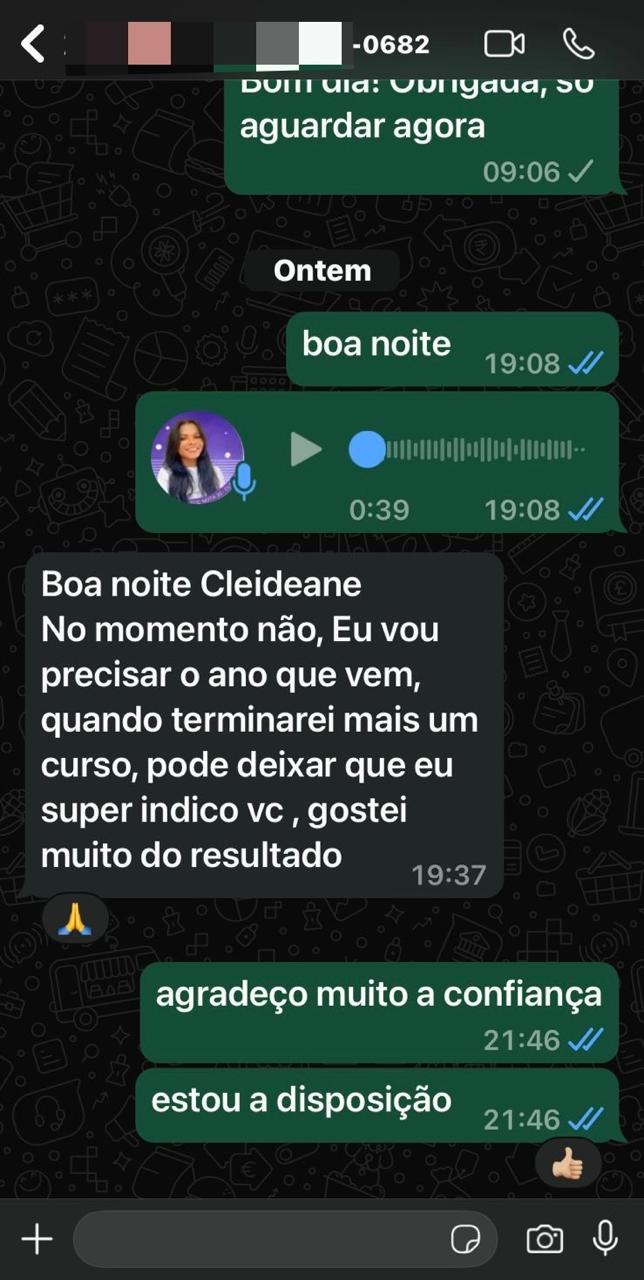 Depoimento de aluno atendido pela Conclusor 5